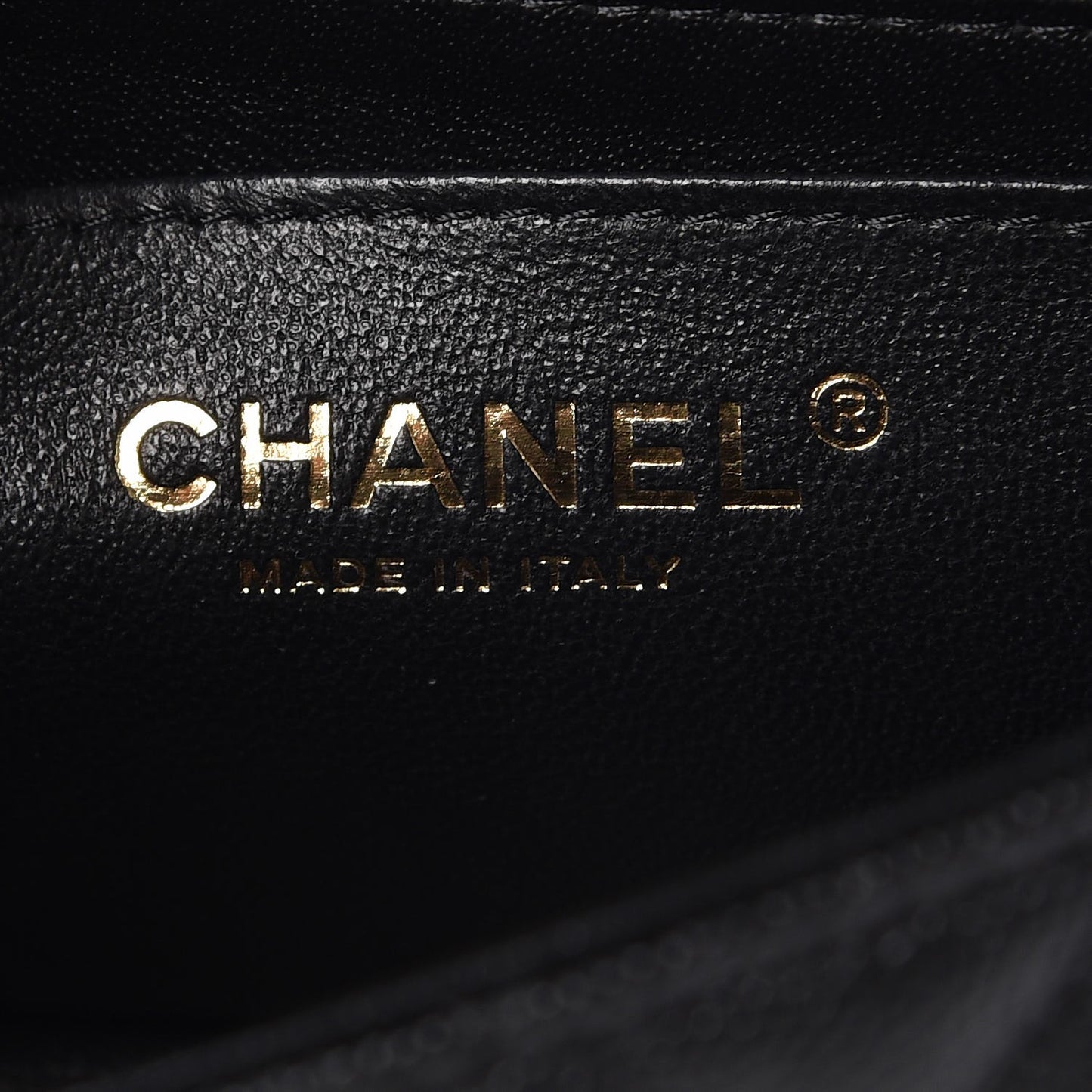 Caviar Quilted Mini Rectangular Flap Black