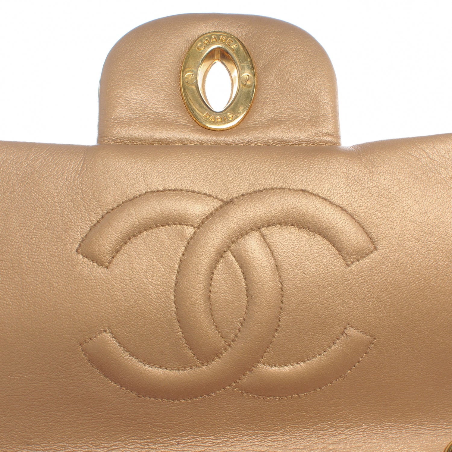 Chanel Lambskin XL Jumbo Flap Gold 5 of 8