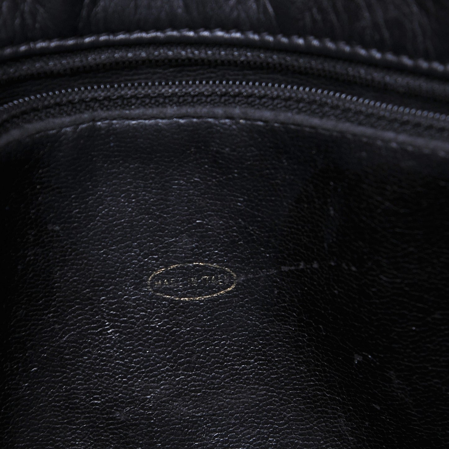 Lambskin Shopping Tote Black