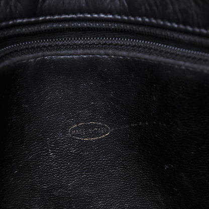 Chanel Lambskin Shopping Tote Black 7 of 9