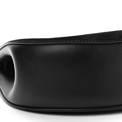 Chloe Suede Smooth Calfskin Drew Shoulder Bag Black 8 of 10
