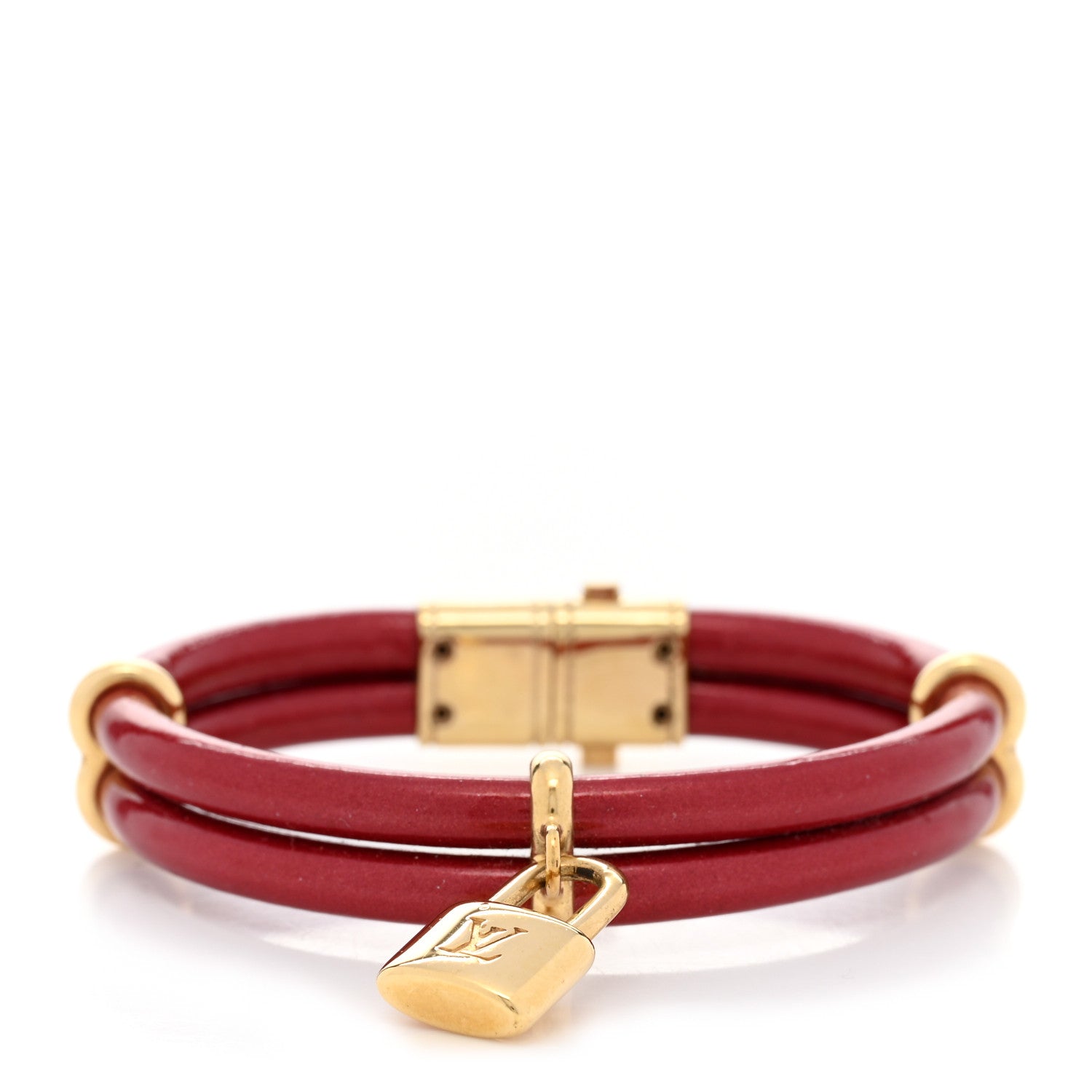 Louis Vuitton Epi Keep It Twice Bracelet 17 Pomme D'Amour 3 of 6