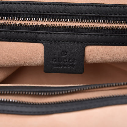 Gucci Suede Ophidia Medium Re(Belle) Top Handle Bag Nocciola Black 6 of 9