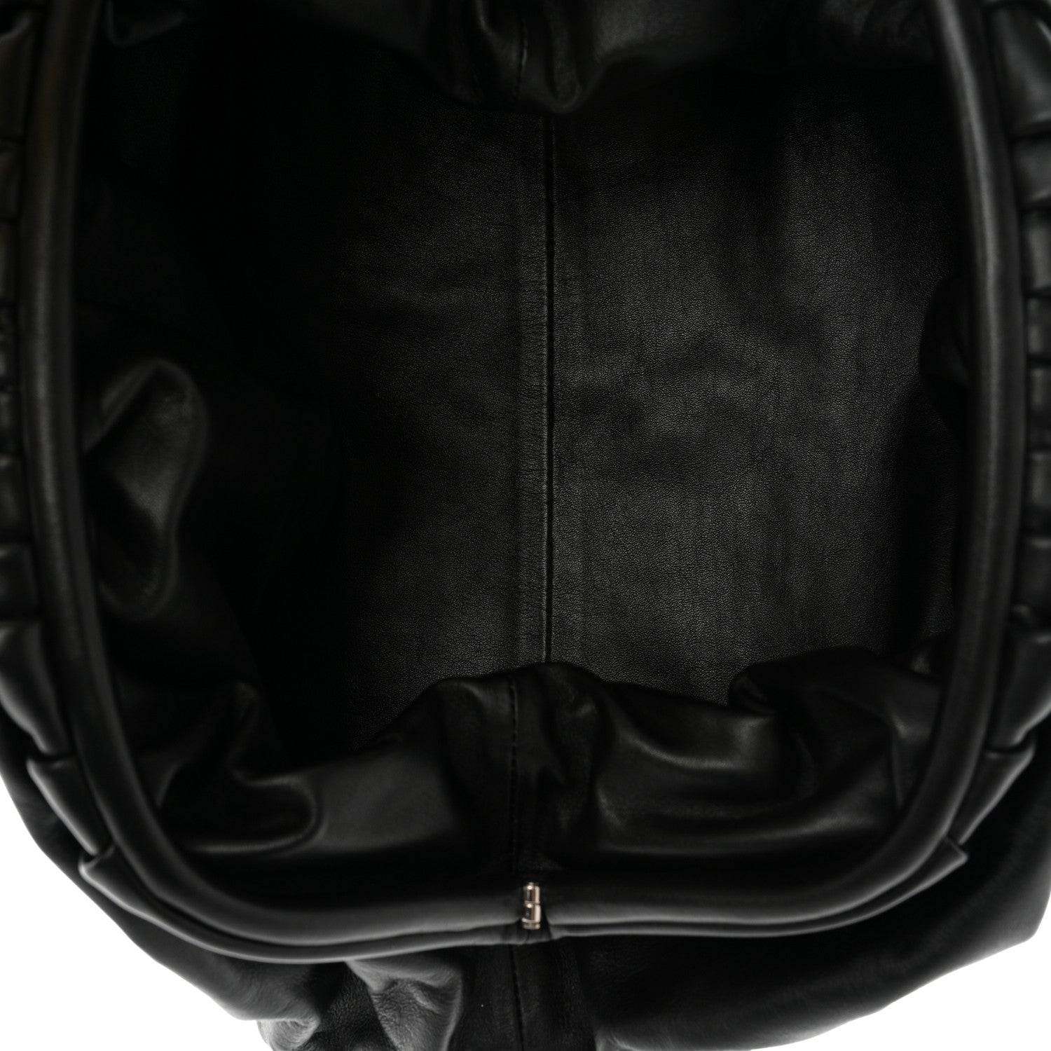Bottega Veneta Smooth Butter Calf The Pouch Oversized Clutch Black 5 of 8