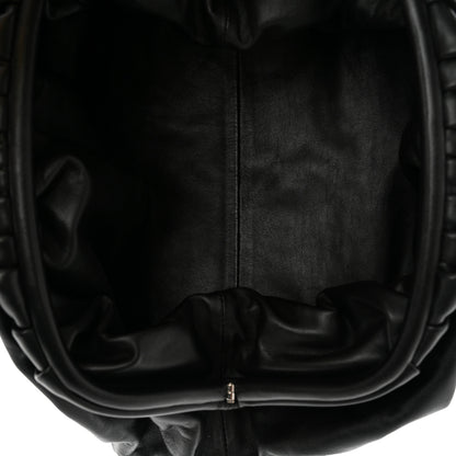 Bottega Veneta Smooth Butter Calf The Pouch Oversized Clutch Black 5 of 8
