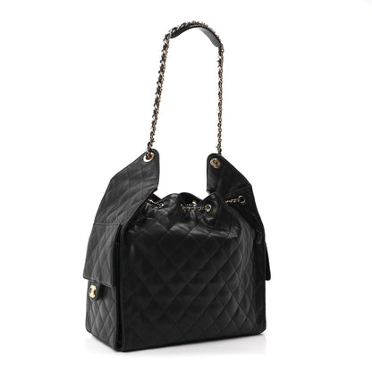 Chanel Caviar Quilted Medium Chanel 25 Handbag Black 3 of 10