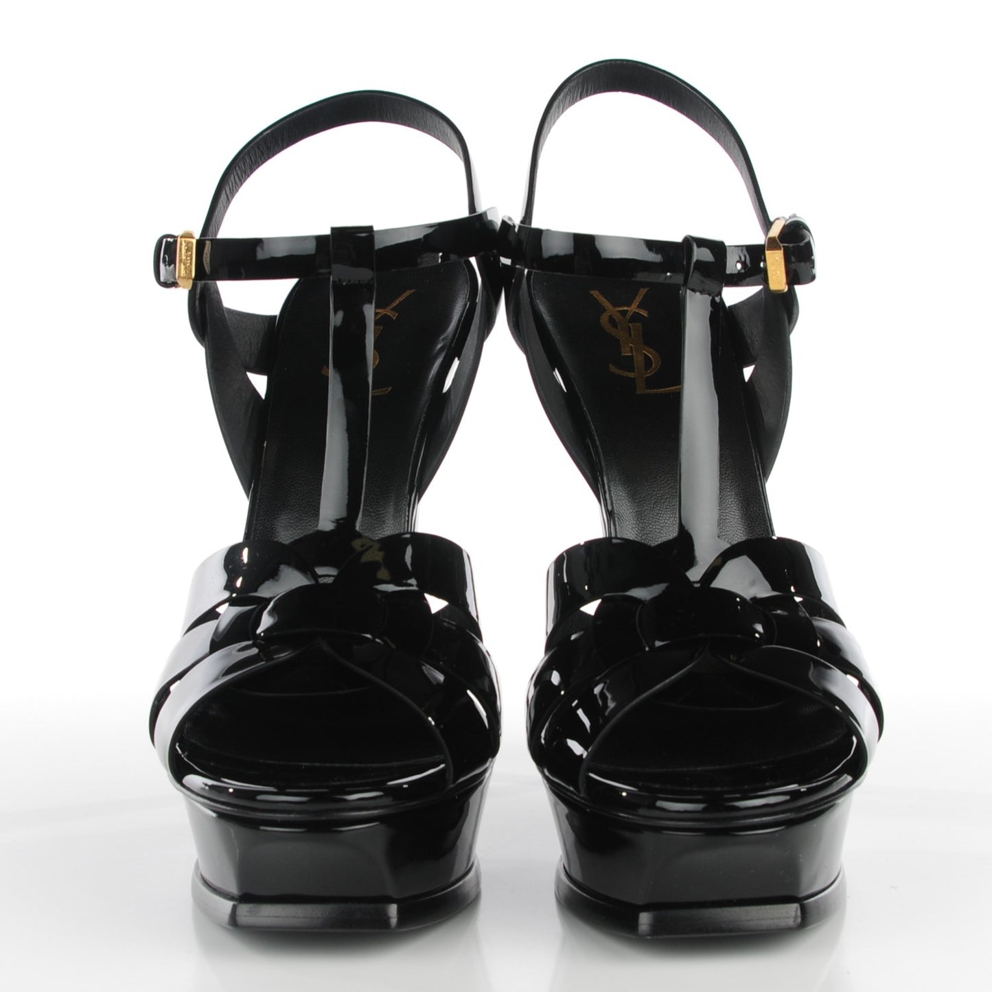 Patent Tribute 105 Platform Sandals 40 Black
