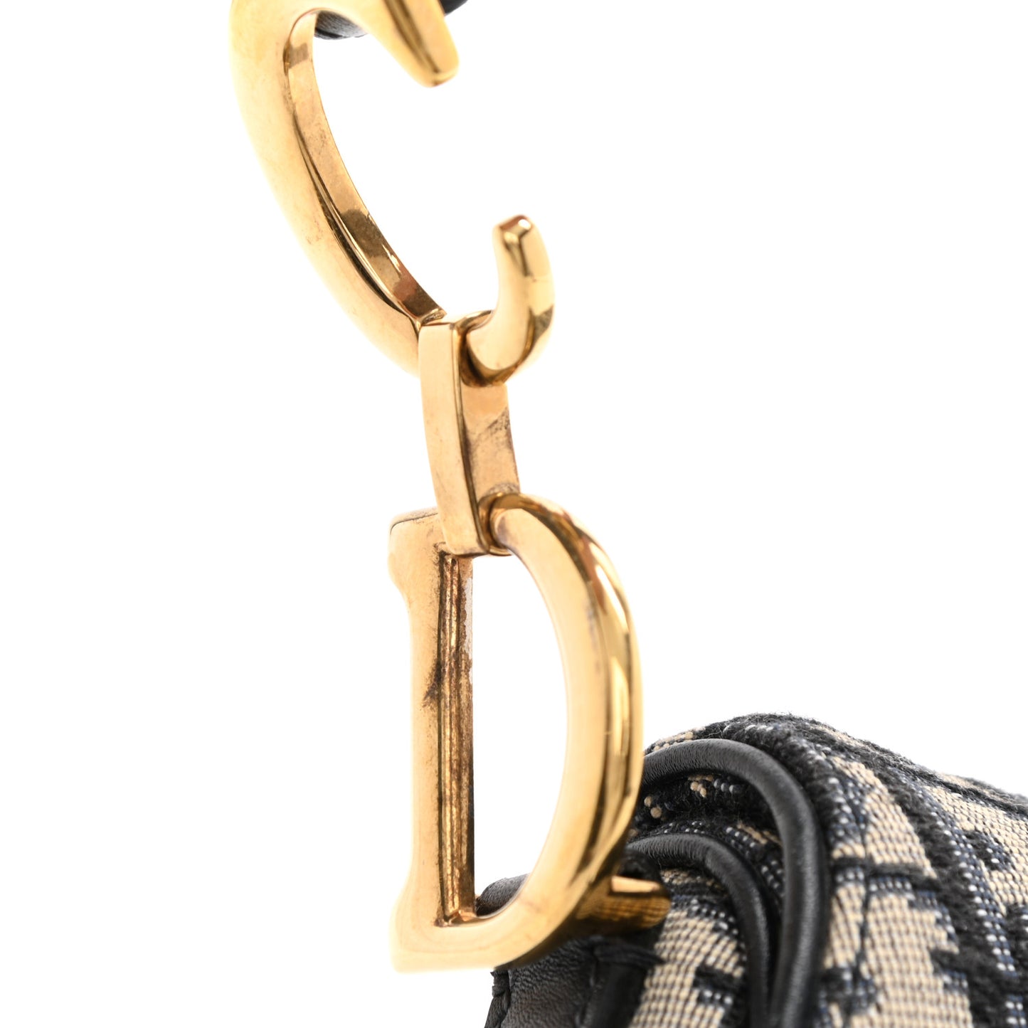 Oblique Mini Saddle Bag Blue