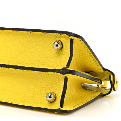 Fendi Cuoio Roma Sellerissima Petite Peekaboo I SEE U Satchel Pomelo 8 of 9