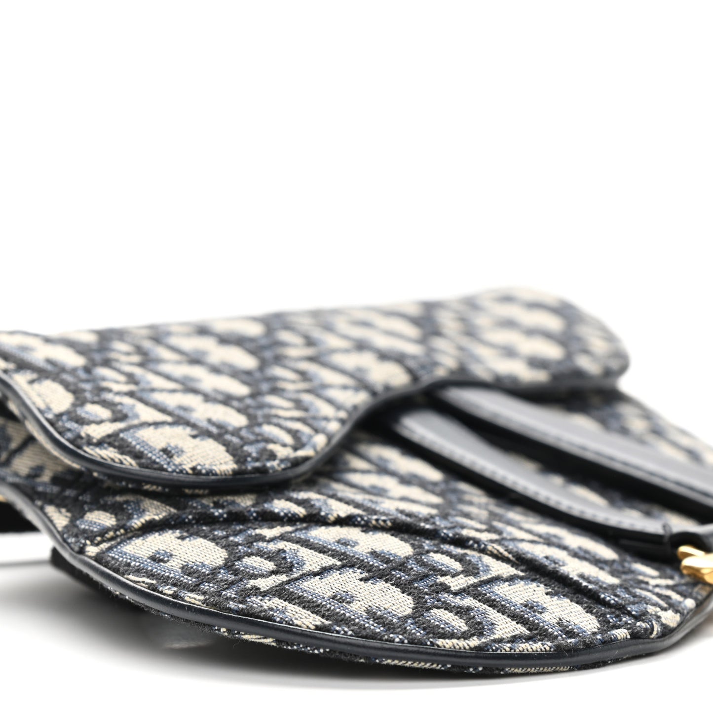 Oblique Saddle Belt Pouch Blue