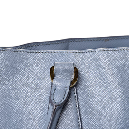 Prada Saffiano Cuir Medium Double Bag Astrale 17 of 32
