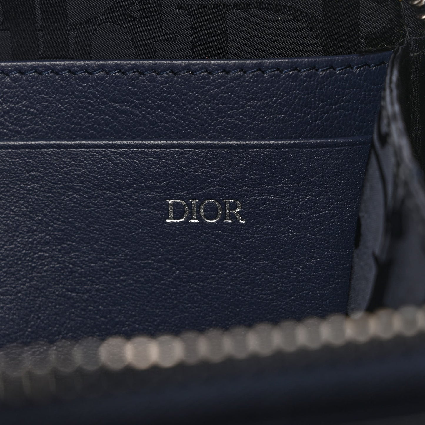 x Descente Double Zip Crossbody Navy Blue