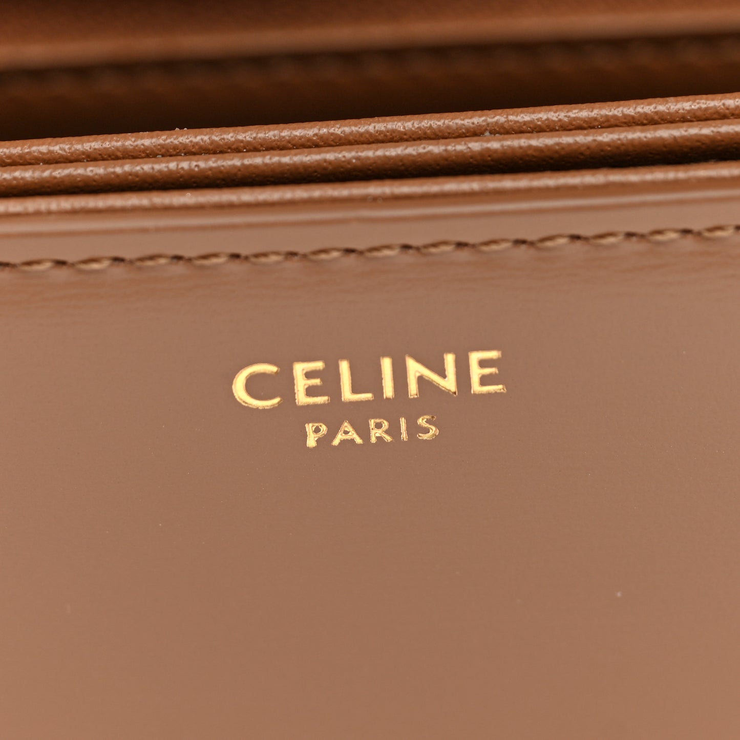 Shiny Calfskin Teen Triomphe Bronze