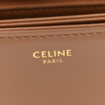 Celine Shiny Calfskin Teen Triomphe Bronze 6 of 9