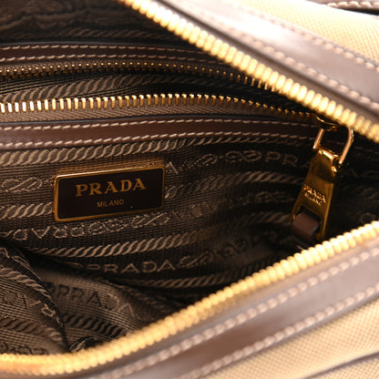 Prada Jacquard Logo Camera Bag Corda Bruciato 5 of 15