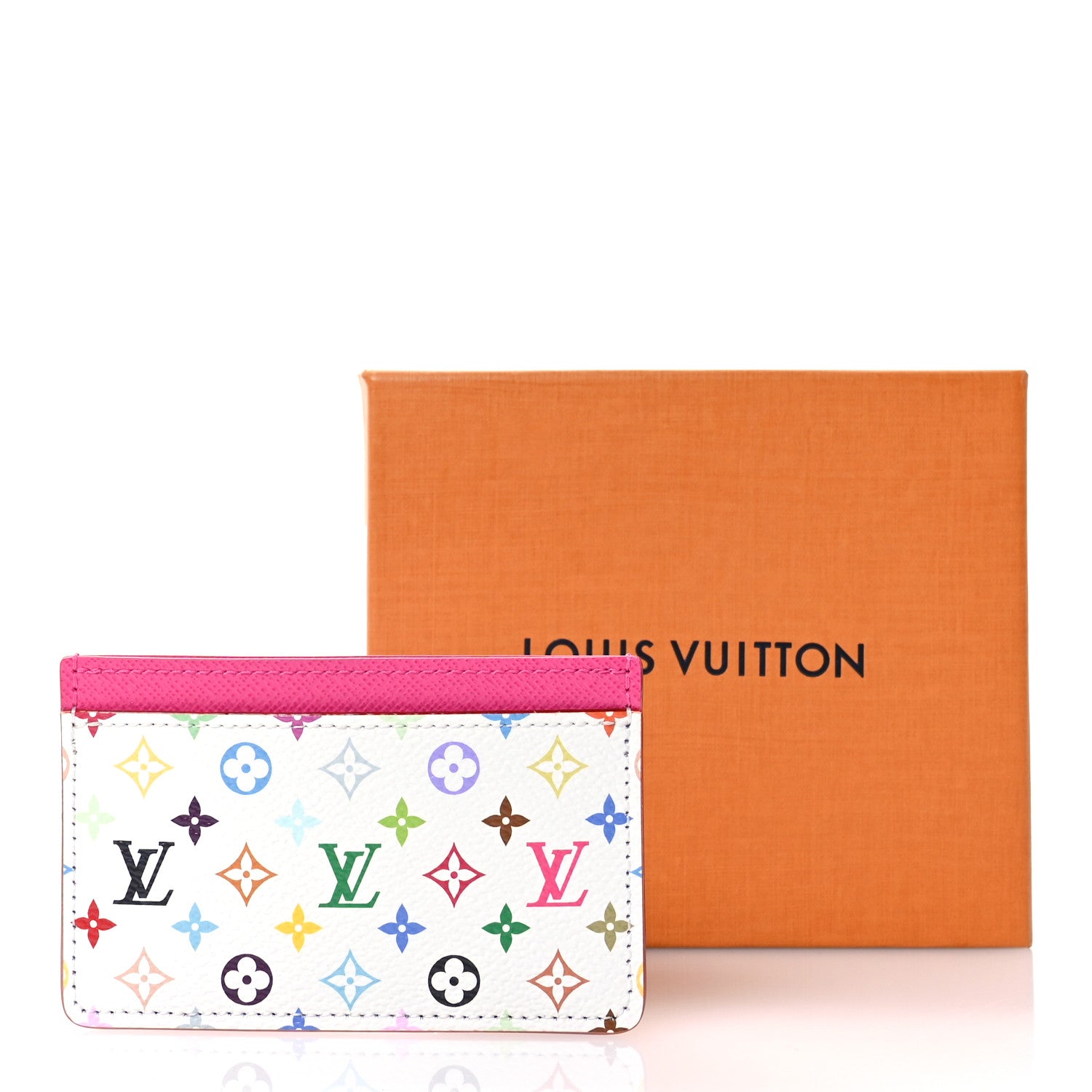 Louis Vuitton LV X TM Monogram Multicolor Card Holder Kawaii Pink 7 of 7