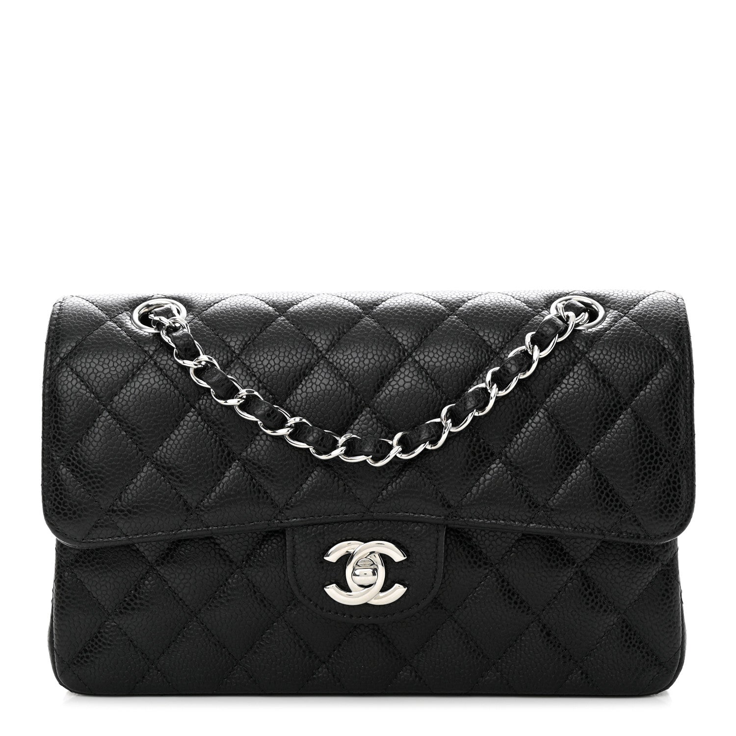 Chanel Caviar Quilted Small Double Flap Black 1 of 10