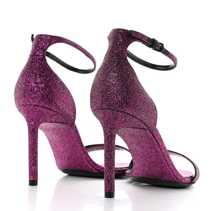 Saint Laurent Evora Amber 85 Astrap Sandals 37 Pink 4 of 9