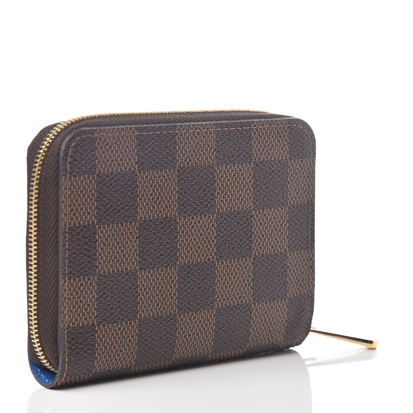 Damier Ebene 2019 Christmas Animation Zippy Coin Purse Blue