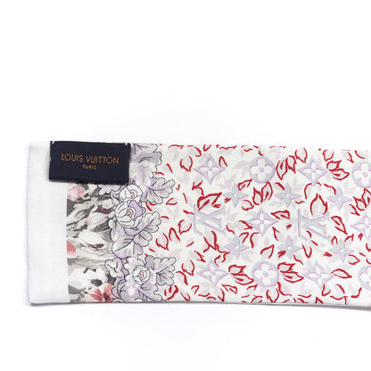 Louis Vuitton Silk Monogram Flowers Bandeau Pink 3 of 3