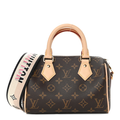 Louis Vuitton Monogram Speedy Bandouliere 20 Black 1 of 8