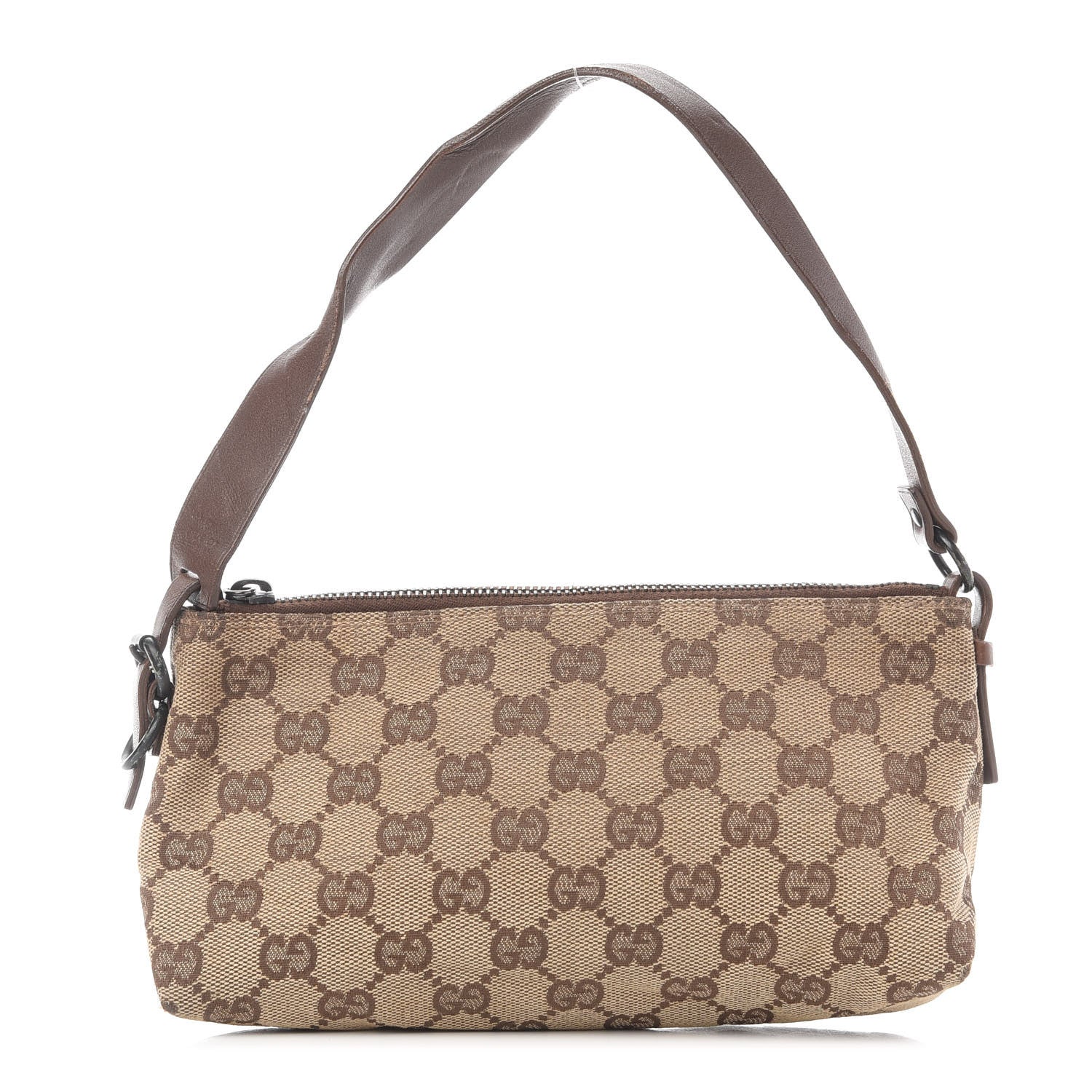 Gucci Monogram Small Pochette Brown 1 of 10