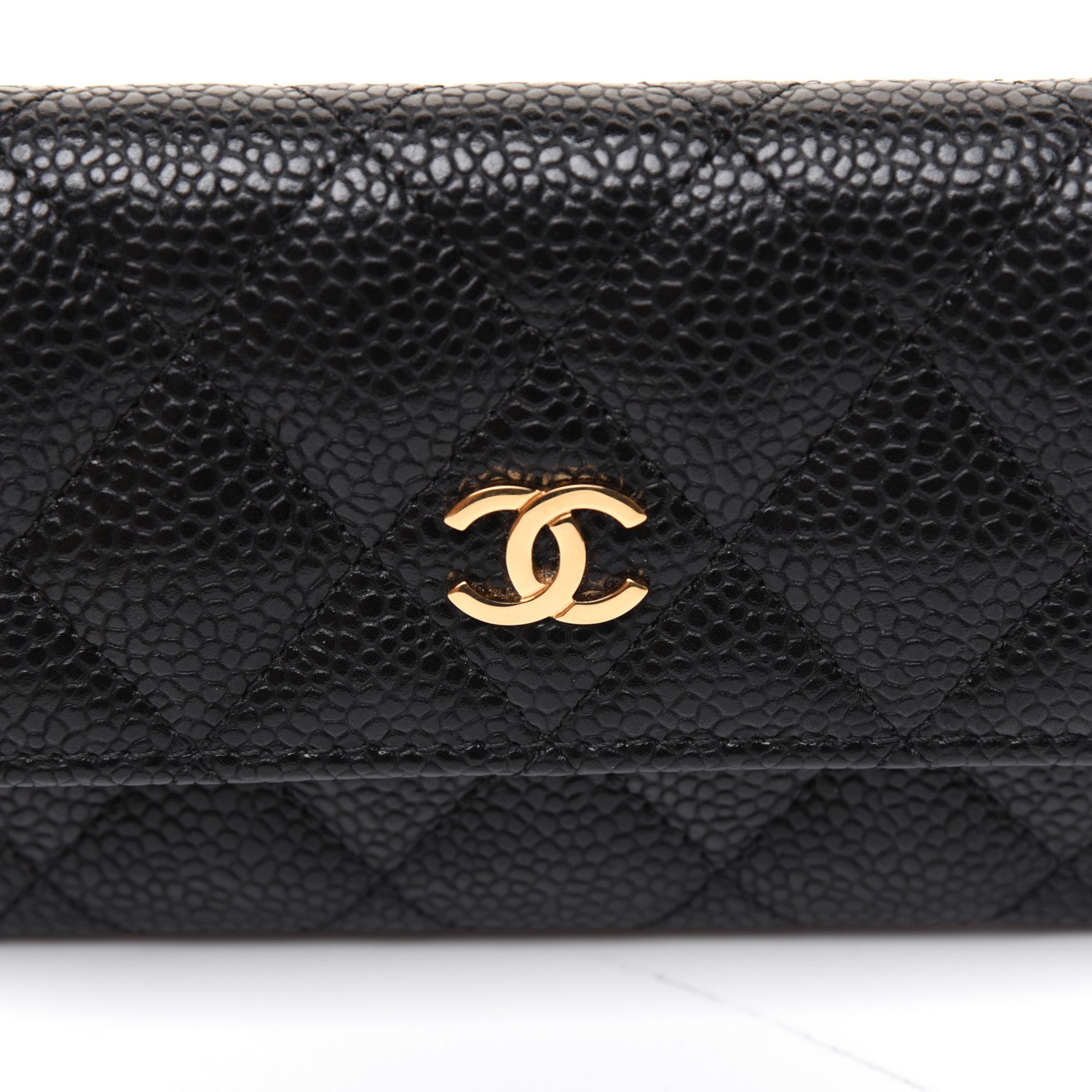 Chanel Caviar Quilted Flap Card Holder Black 10 of 11