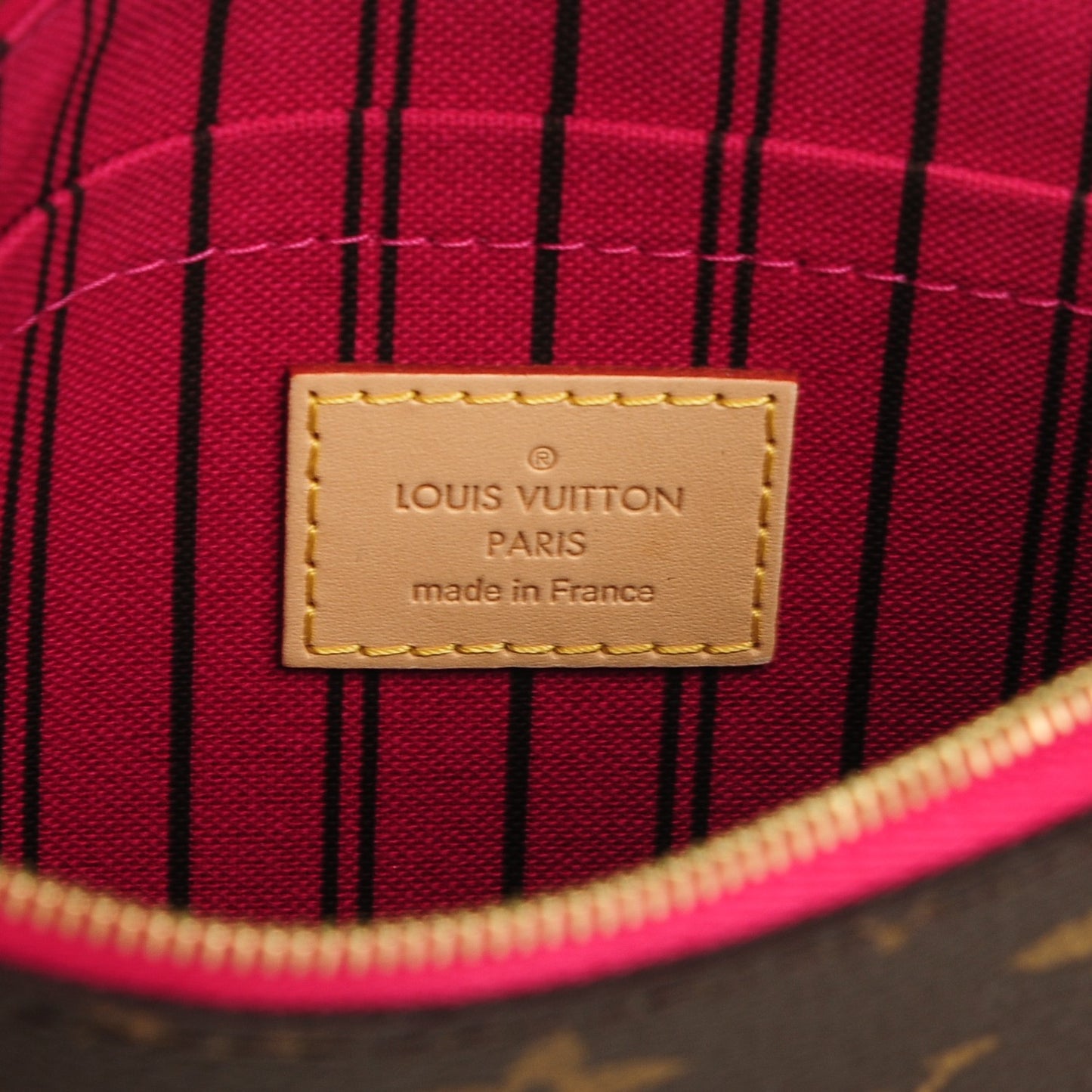 Monogram Neverfull MM GM Pochette Pivoine