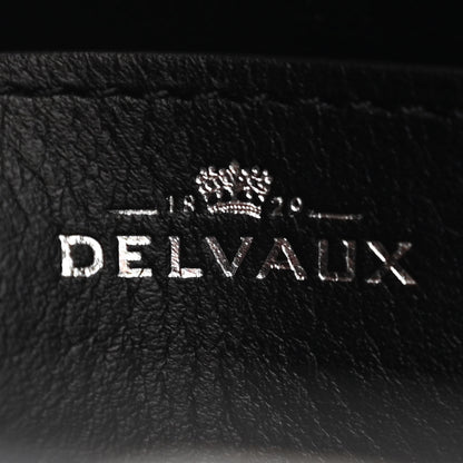 Delvaux Smooth Calfskin Print Mini Pin Bucket Navy Black 6 of 9