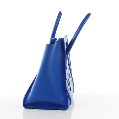 Celine Smooth Calfskin Mini Luggage Electric Blue 6 of 11