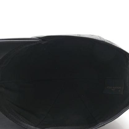 Louis Vuitton Calfskin Monogram Shadow Baseball Cap 60 Black 7 of 8