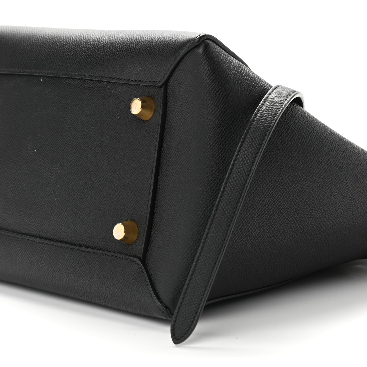 Grained Calfskin Mini Belt Bag Black