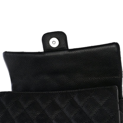 Chanel Grained Calfskin Quilted 2.55 Reissue Flap Belt Bag Clutch Black 12 of 14