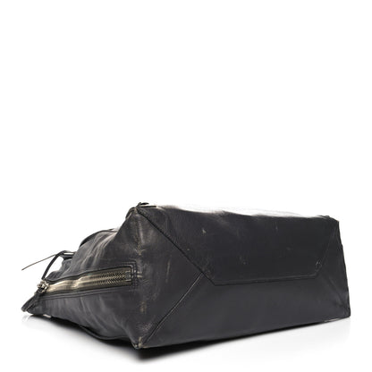 Balenciaga Veau Papier A4 Zip Around Tote Gris Fossile 4 of 15