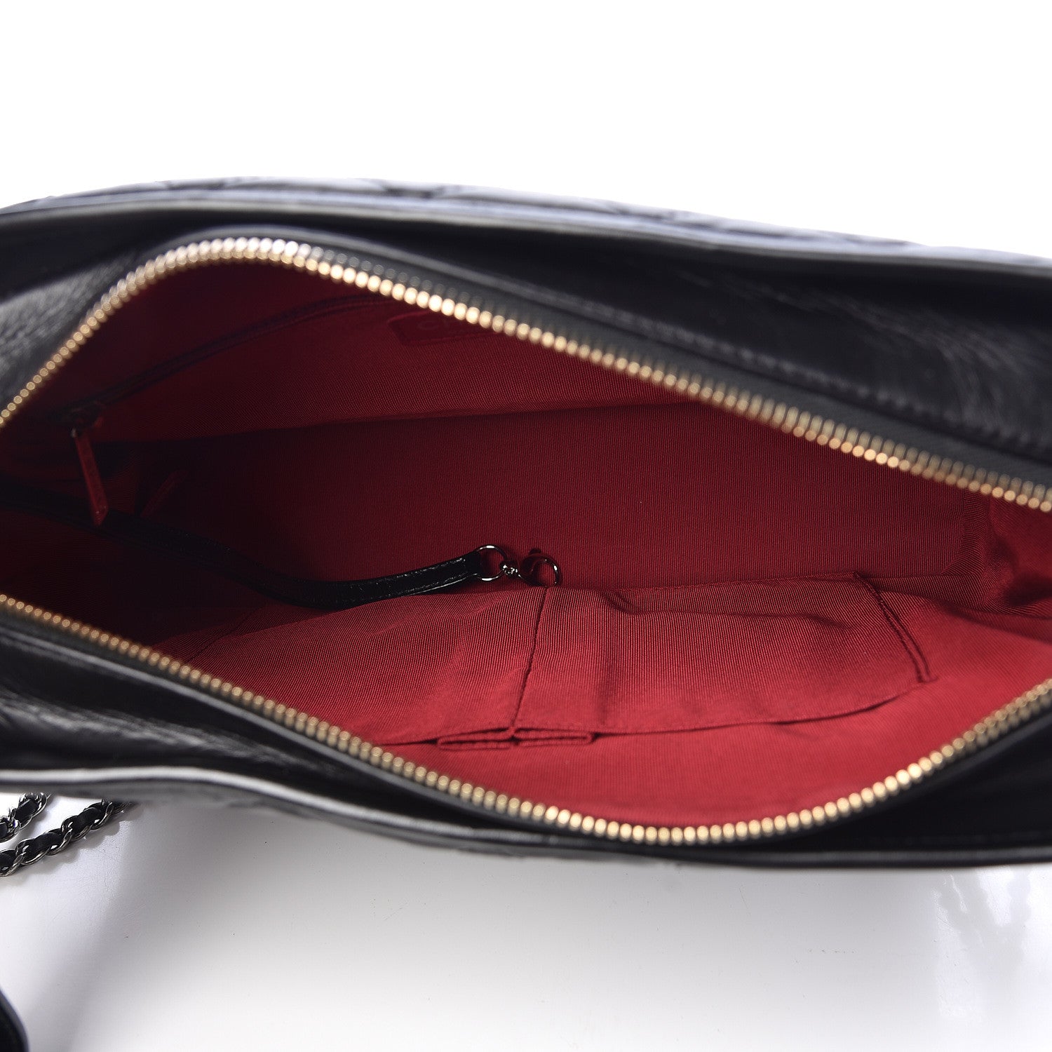 Chanel Aged Calfskin Quilted Medium Gabrielle Hobo Black 5 of 10