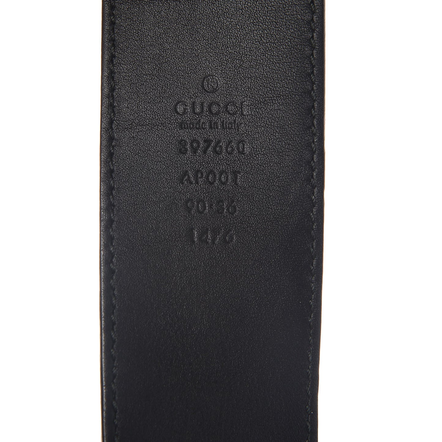 Calfskin Double G 40mm Belt 90 36 Black