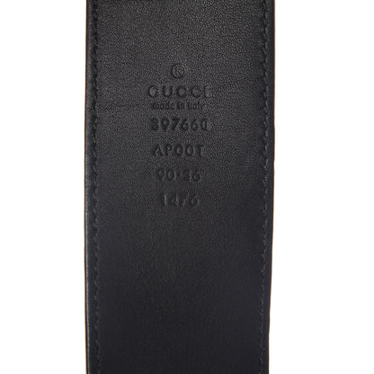 Gucci Calfskin Double G 40mm Belt 90 36 Black 4 of 8
