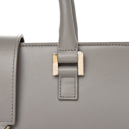 Saint Laurent Calfskin Small Monogram Cabas Fog 9 of 11