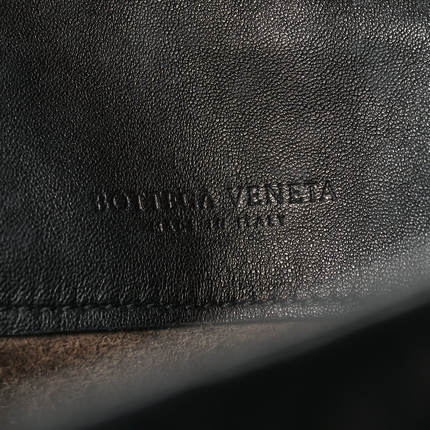 Nappa Intrecciato Large Franges Shoulder Bag Black