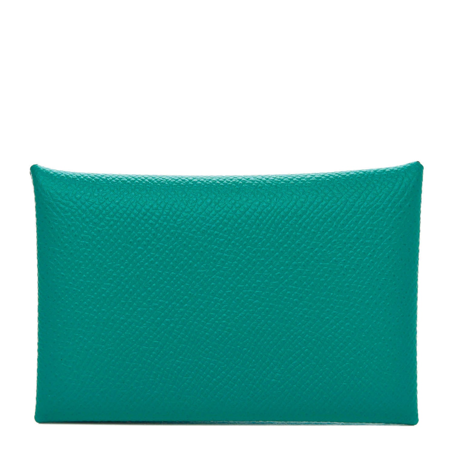 Epsom Calvi Card Case Bleu Paon