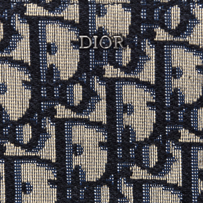 Christian Dior Oblique Pouch Navy Blue 14 of 15