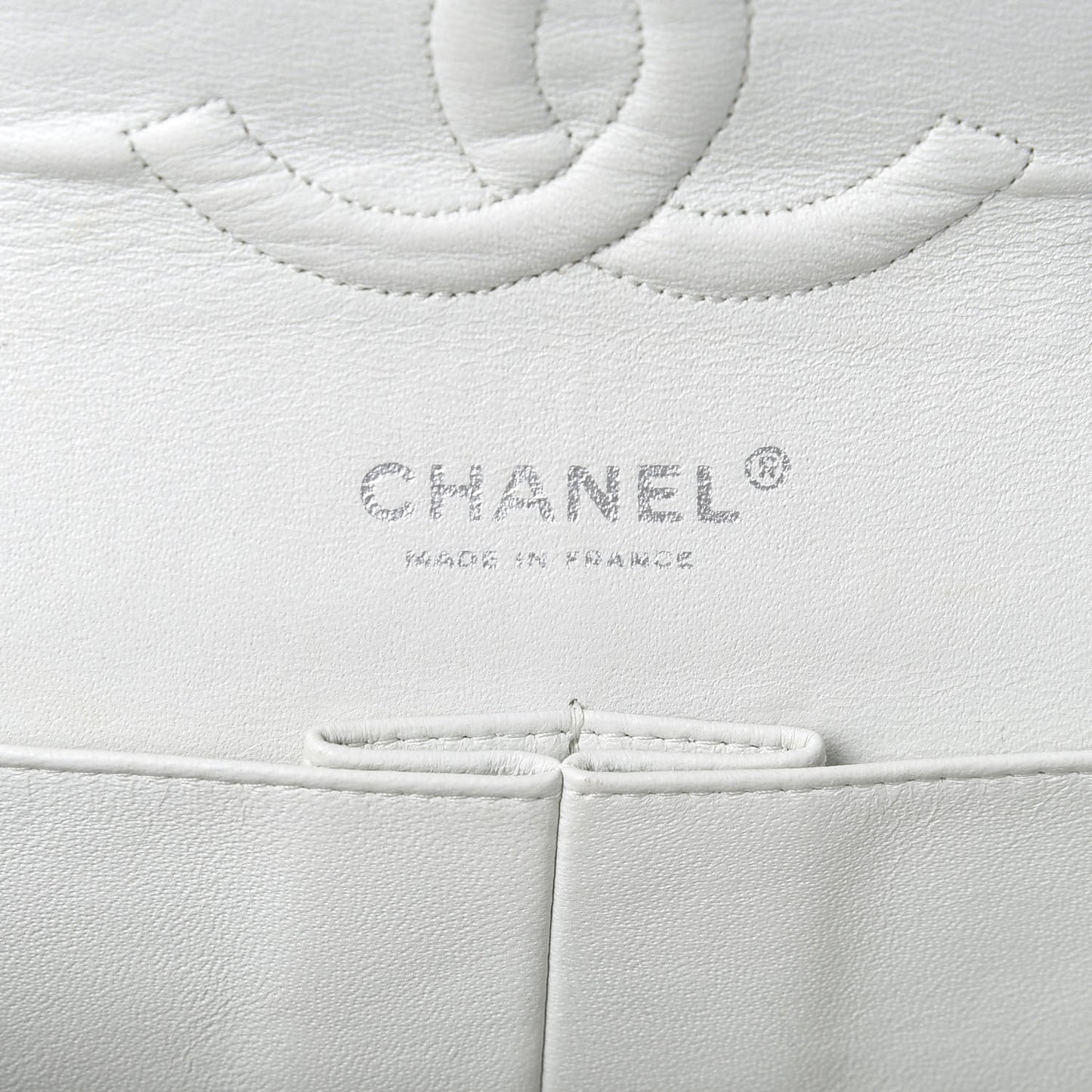 Caviar Quilted 2.55 Reissue 225 Bijoux Chain Flap White