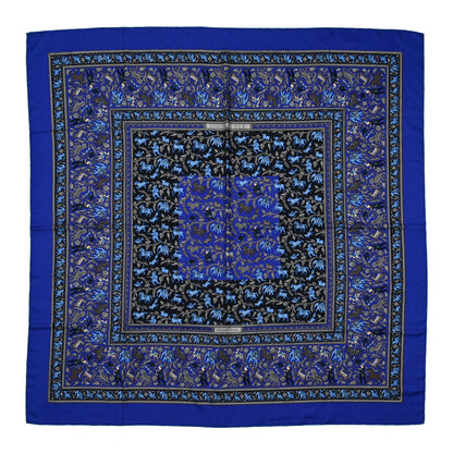 Hermes Cashmere Silk Chasse En Inde Shawl 140 1 of 6