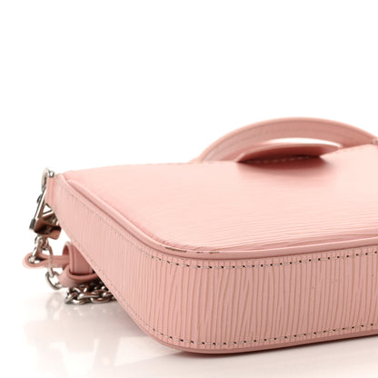 Louis Vuitton Epi Easy Pouch On Strap Rose Ballerine 8 of 11