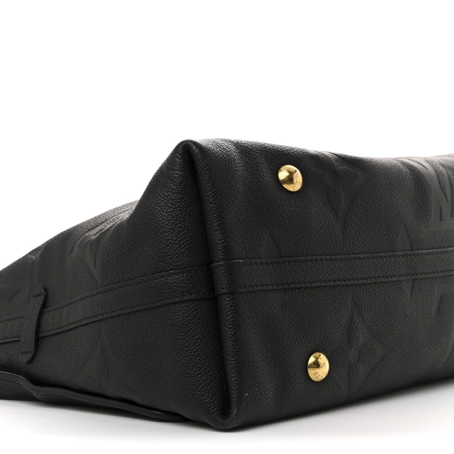 Louis Vuitton Empreinte Monogram Giant CarryAll MM Black 9 of 13
