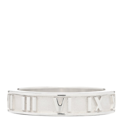 Tiffany Sterling Silver Narrow Atlas Ring 49 4.75 3 of 4