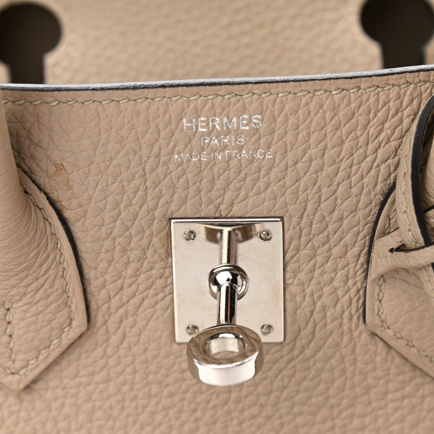 Hermes Togo Birkin 25 Gris Tourterelle 6 of 14
