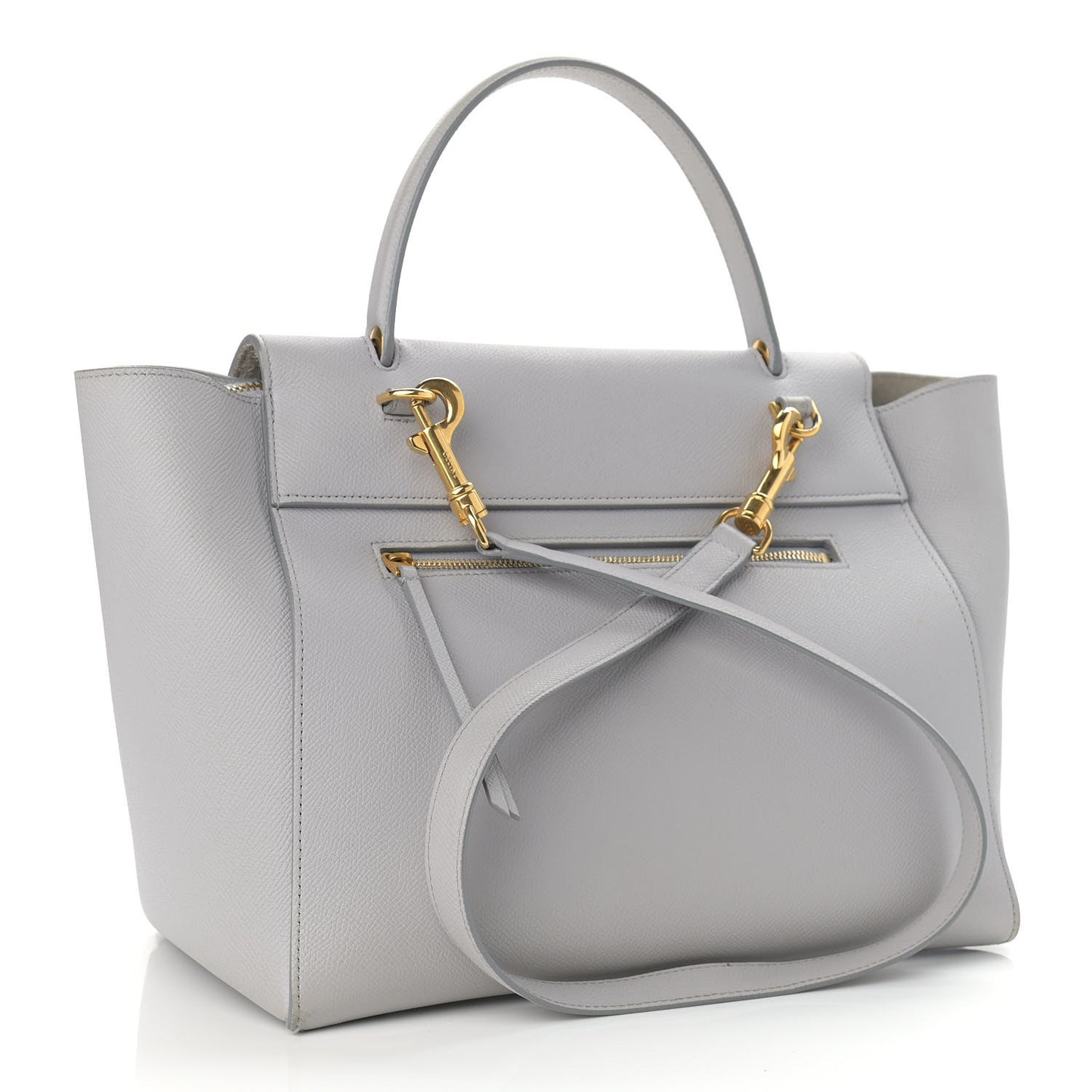 Grained Calfskin Micro Belt Bag Cloud