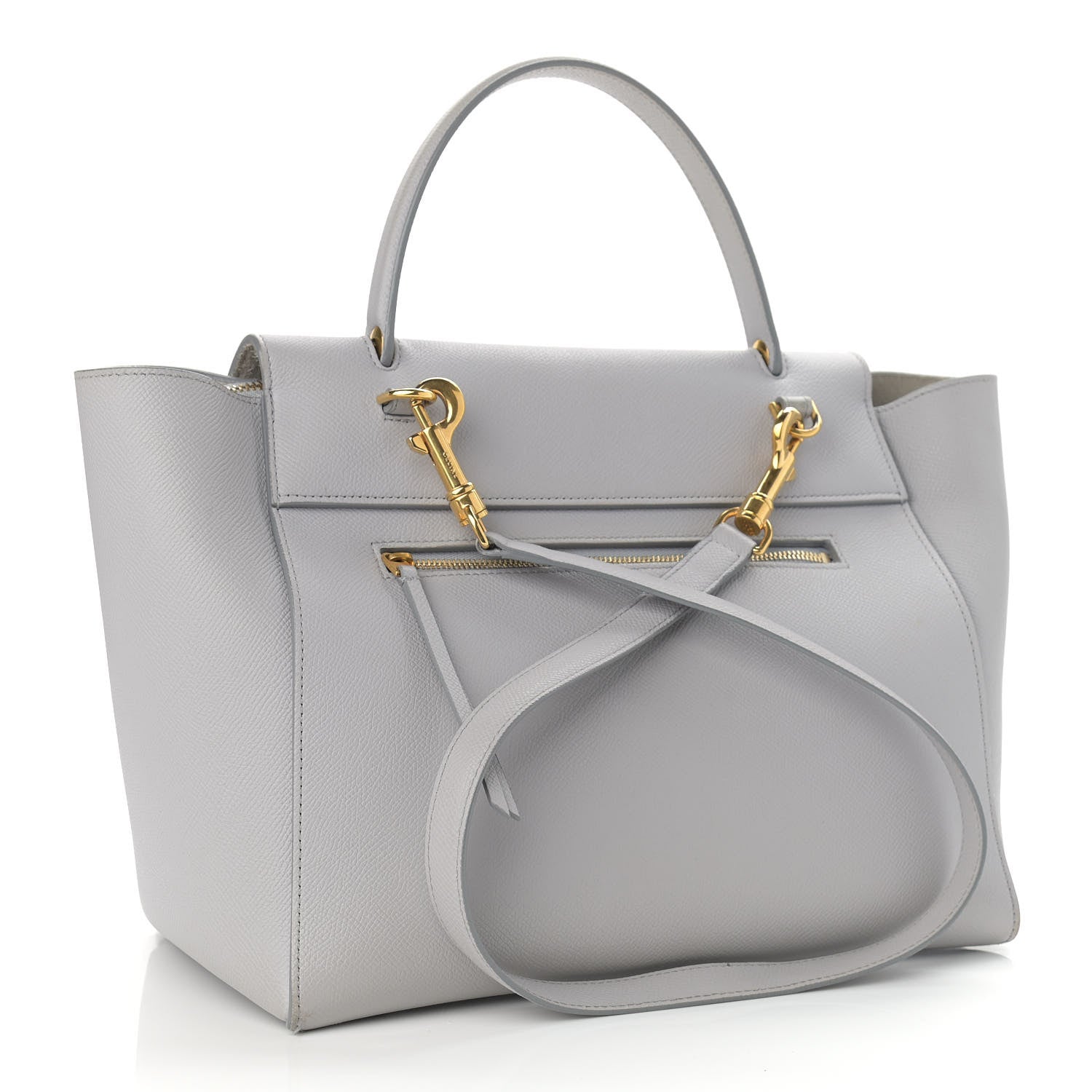 Celine Grained Calfskin Micro Belt Bag Cloud 3 of 21