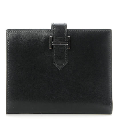 Hermes Box Bearn Compact Wallet Black 1 of 8
